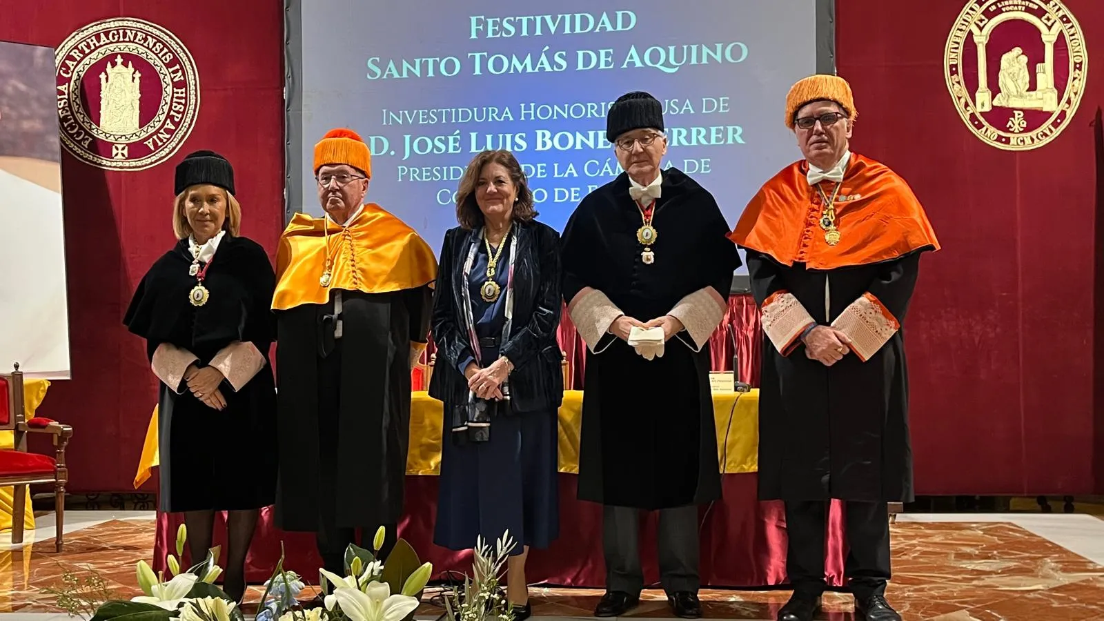 José Luis Bonet recibe el Doctorado Honoris Causa por la Universidad Católica San Antonio de Murcia